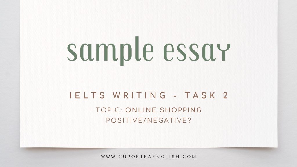 sample essay ietls writing task 2